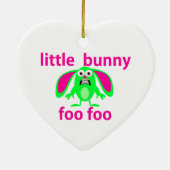 ORNEMENT EN CÉRAMIQUE PEU DE LAPIN FOO FOO (Dos)