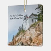 Ornement En Céramique Phare d'Acadia (Gauche)