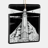 Ornement En Céramique Phare de Boulder Bank (Droite)