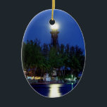 Ornement En Céramique Phare de Hillsboro<br><div class="desc">' Hillsboro Lighthouse est de notre collection de photographie pittoresque de la Floride par des photographes de poteau de Palm Beach.</div>