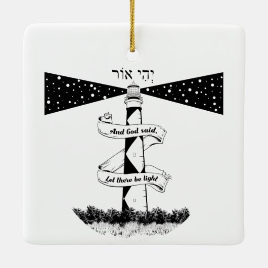 Ornement En Céramique Phare de Land's End John o'groats (Dos)