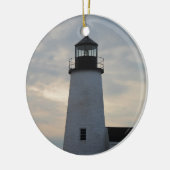 Ornement En Céramique Phare de point de Pemaquid (Gauche)