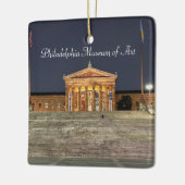 Ornement En Céramique Philadelphie Musée de l'Art Ornament (Gauche)