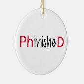 Ornement En Céramique Phinished, l'art de mot, conception des textes (Droite)