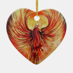 Ornement En Céramique Phoenix