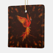 Ornement En Céramique Phoenix Rising - # 1 (Gauche)