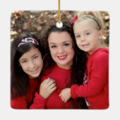 Ornement En Céramique Photo Buffalo Check (Dos)