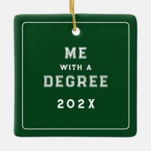 Ornement En Céramique Photo de fin d'études 2024 Garder l'ornement en cé