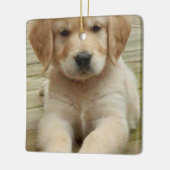 Ornement En Céramique Photo double personnalisée photo photo image Noël (Gauche)