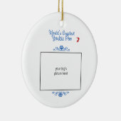 Ornement En Céramique Photo faite sur commande ! Mondes plus grand (Droite)