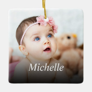 Ornement En Céramique Photo personnalisée Créez votre propre photo