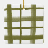 Ornement En Céramique Photo Plaid en classe (Dos)