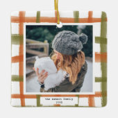 Ornement En Céramique Photo Plaid en classe (Devant)