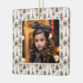 Ornement En Céramique Photo Tour Eiffel Topiacés Paris Noël (Gauche)