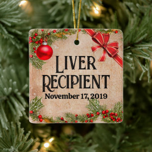 Ornement En Céramique Photogreffe personnalisable Bénéficiaire Noël