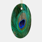 Ornement En Céramique Pic bleu indien (Droite)