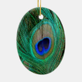 Ornement En Céramique Pic bleu indien (Dos)