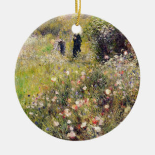 Ornement En Céramique Pierre un paysage d'été de Renoir