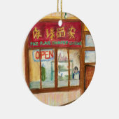 Ornement En Céramique Pike Place Restaurants Ornament (Seattle, WA) (Droite)