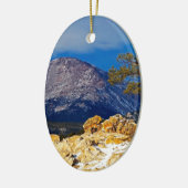 Ornement En Céramique Pikes Peak et Lone Tree (Gauche)