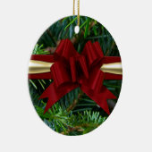 Ornement En Céramique Pin/or/arc rouge (Droite)