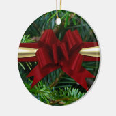 Ornement En Céramique Pin/or/arc rouge (Gauche)