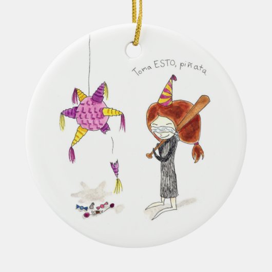 Ornement En Céramique Pinata Adornos (Devant)