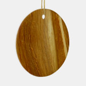 Ornement En Céramique Pine Wood II Faux Texture en bois (Droite)