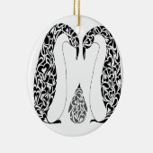 ORNEMENT EN CÉRAMIQUE PINGOUINS (Droite)