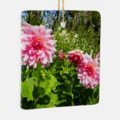 Ornement En Céramique Pink Dahlias (Otto's Thrill) (Droite)