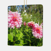 Ornement En Céramique Pink Dahlias (Otto's Thrill) (Gauche)