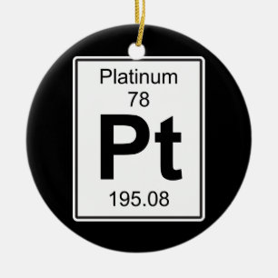 Ornement En Céramique Pinte - Platine