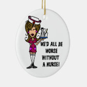 Ornement En Céramique Pire sans infirmière (Droite)