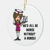 Ornement En Céramique Pire sans infirmière (Gauche)