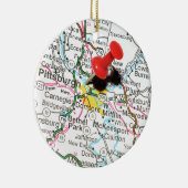 Ornement En Céramique Pittsburgh, Pennsylvanie (Droite)