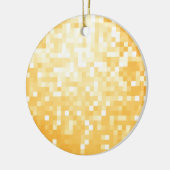 Ornement En Céramique Pixel d'or (Gauche)