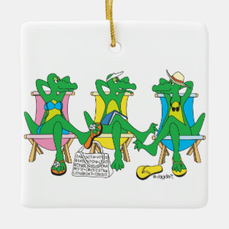 Ornement En Céramique Plage de Sarasota