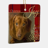 Ornement En Céramique Plaid Multi Photo (Droite)