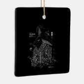 Ornement En Céramique Plan directeur Cheval de Troie Rabbit drôle (Droite)