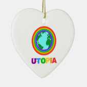Ornement En Céramique Planète Utopia (Droite)