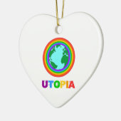 Ornement En Céramique Planète Utopia (Gauche)