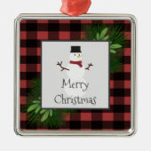 Ornement en céramique plaqué de buffle rouge de ne (Devant)