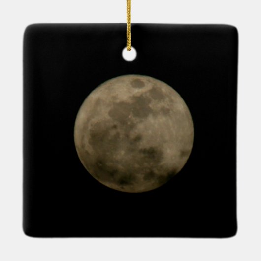 Ornement En Céramique Pleine lune (Dos)