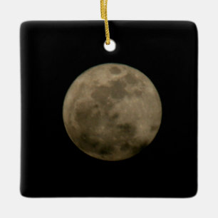 Ornement En Céramique Pleine lune