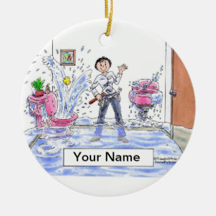 Ornement En Céramique Plomber - Femme