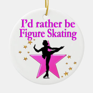 ORNEMENT EN CÉRAMIQUE PLUTÔT DU PATINAGE