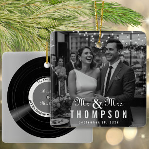 Ornement En Céramique Pochette d'album de disque vinyle pour jeunes mari