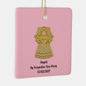 Ornement En Céramique Poésie Angels (Droite)