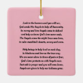 Ornement En Céramique Poésie Angels (Dos)