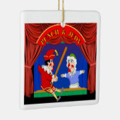 Ornement En Céramique Poinçon et Judy (Droite)